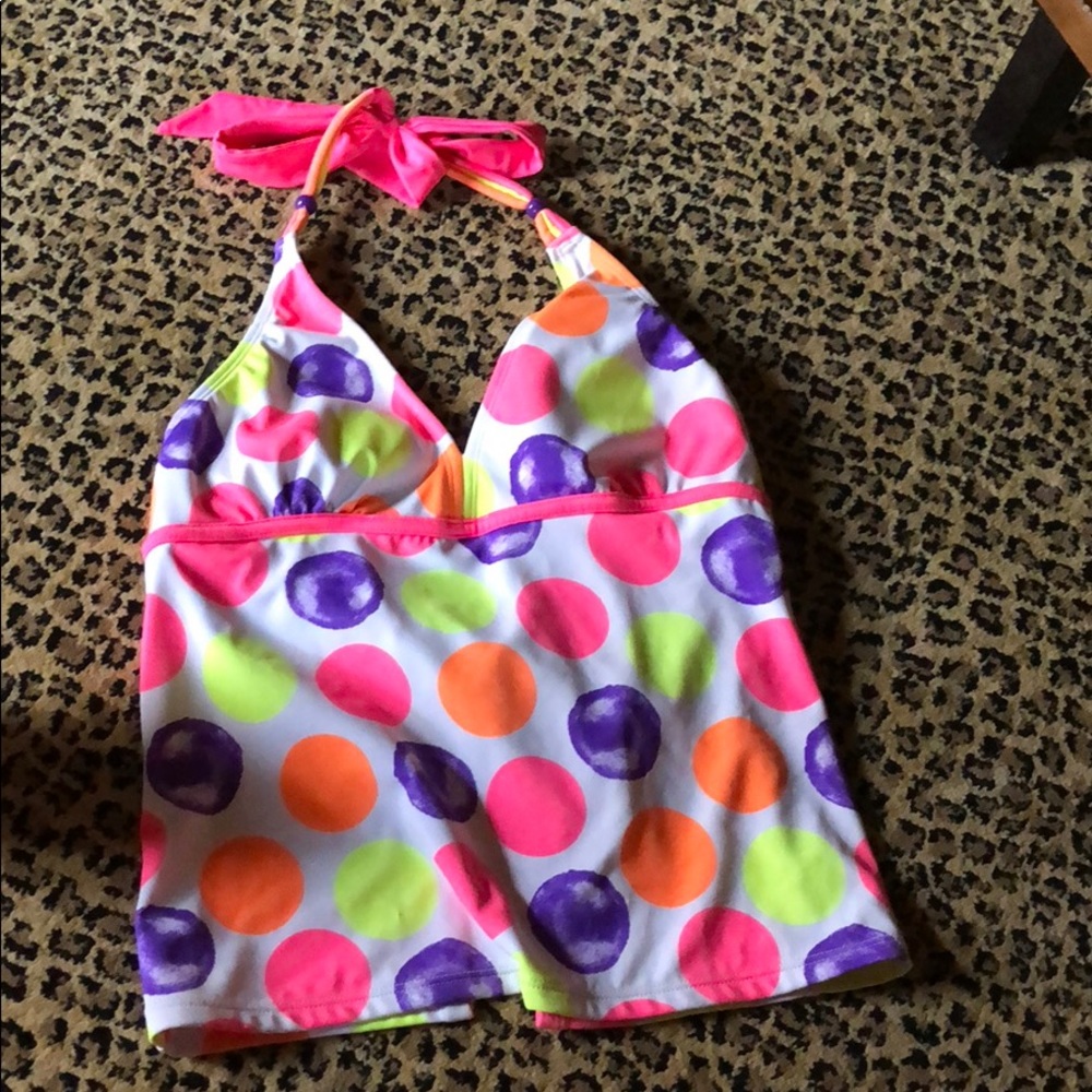 Open back Poka dot Tankini